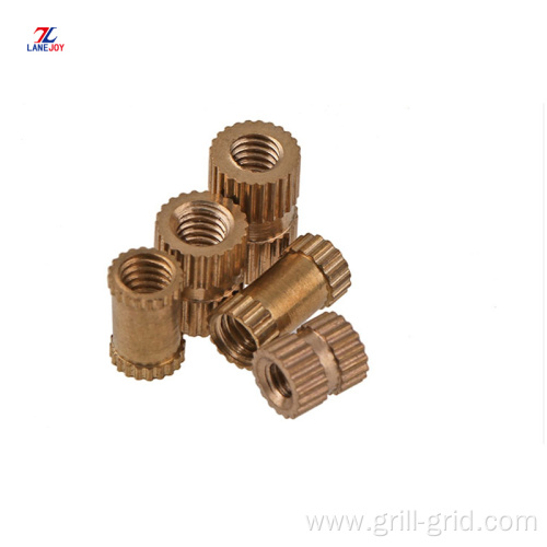 m2 knurled brass insert nut